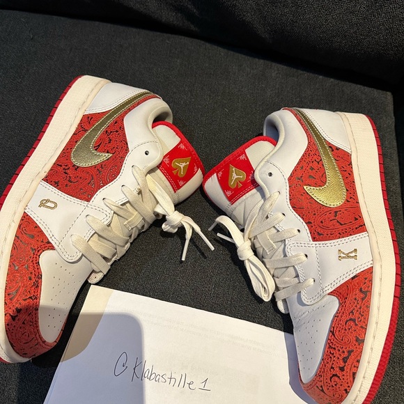 Nike Red and White Sneakers - Picture 10 of 10